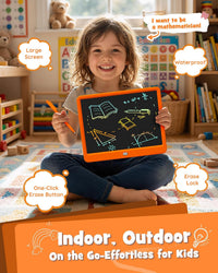LCD Writing Tablet 10 Inch - Orange / 12 inch - image 4