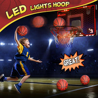 HopeRock Indoor Basketball Hoop for Kids - LED Basketball Hoop & Scoreboard - image 3