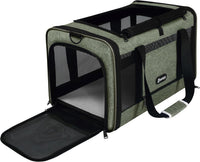 Cat Carrier 18x11x11 Top Load - Olive / 18.0"L x 11.0"W x 11.0"H