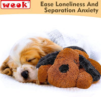 Heartbeat Puppy for Dogs, Heartbeat Helps for Dog Anxiety Relief and Calming Aid, Puppy Heartbeat Stuffed Animal Anxiety Calming Behavioral Aid Puppy Heartbeat Toy Sleep aid for Dogs Cats Pets