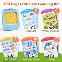 JoyCat Kids Learning Tablet - Blue:English&Spanish-Early Learning - image 3