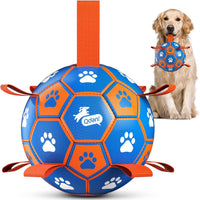 QDAN Dog Balls, Herding Balls for Dogs - Blue Orange / Large Size 3 (8 Inch)