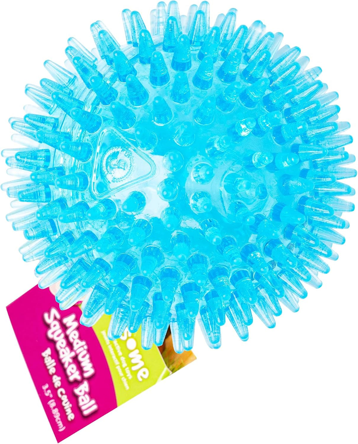 Gnawsome Medium Squeaker Ball Dog Toy, Medium 3.5"