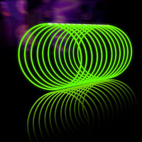 Glow Fever Glow Sticks Bulk 100ct 22'' Glow Necklaces with Connectors - Green