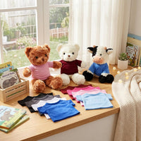 Jecery 8 piece stuffed bear shirts in assorted colors for sublimation - view 6