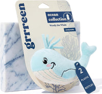 Premium Plush Cat Toy, Whale Cat Toy, Eco Friendly, Catnip - Wendy the Whale