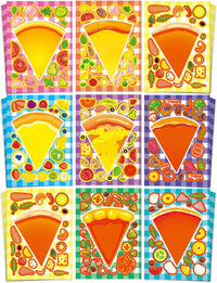 30 Unicorn Make-a-Face Sticker Sheets for Kids – Fun for Kids & Family - Pizzas