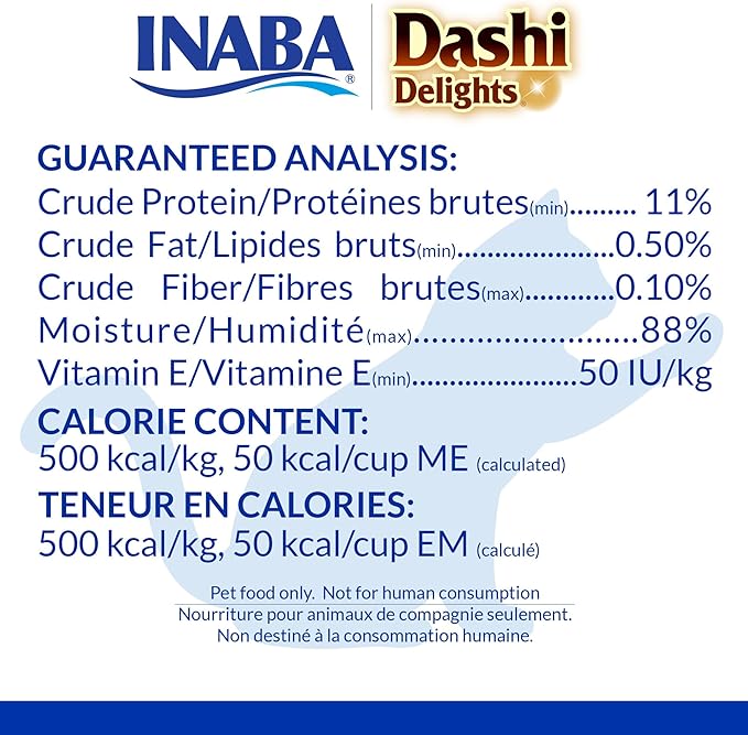 INABA Dashi Delights for Cats, 2.5 Ounce Cup, 6 Cups Total, Chicken with Scallop Recipe