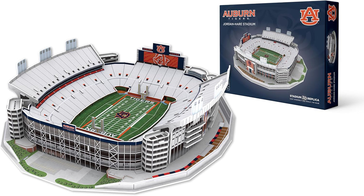 Pro-Lion 3D Jigsaw Puzzle of Michigan Wolverines Stadium 106 Pieces - Home of Auburn Tigers