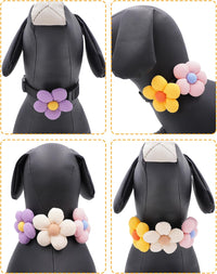 PET SHOW 4 Pack Small Dog Bows Sliding on Collar Attachment – Essentials for Dogs - AC 2.36" - image 4