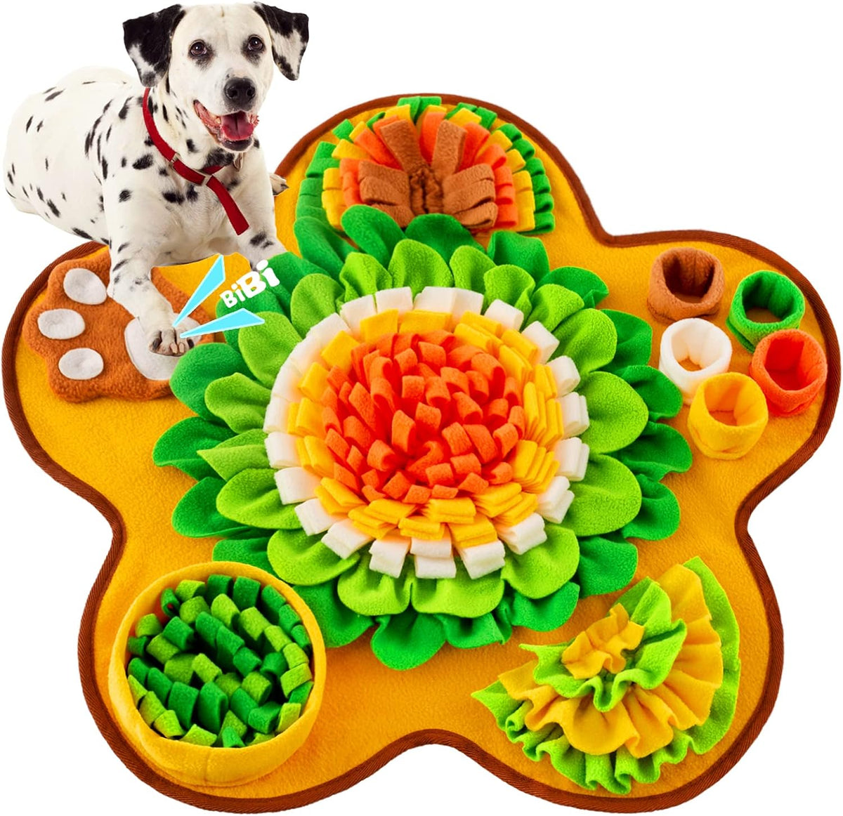 Snuffle Mat for Dogs, Pet Snuffle Mat for Small and Medium Dogs - Green / One Size