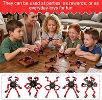 Jerify 40 pack transformable chain robot fidget spinner toys in five bright colors - view 17