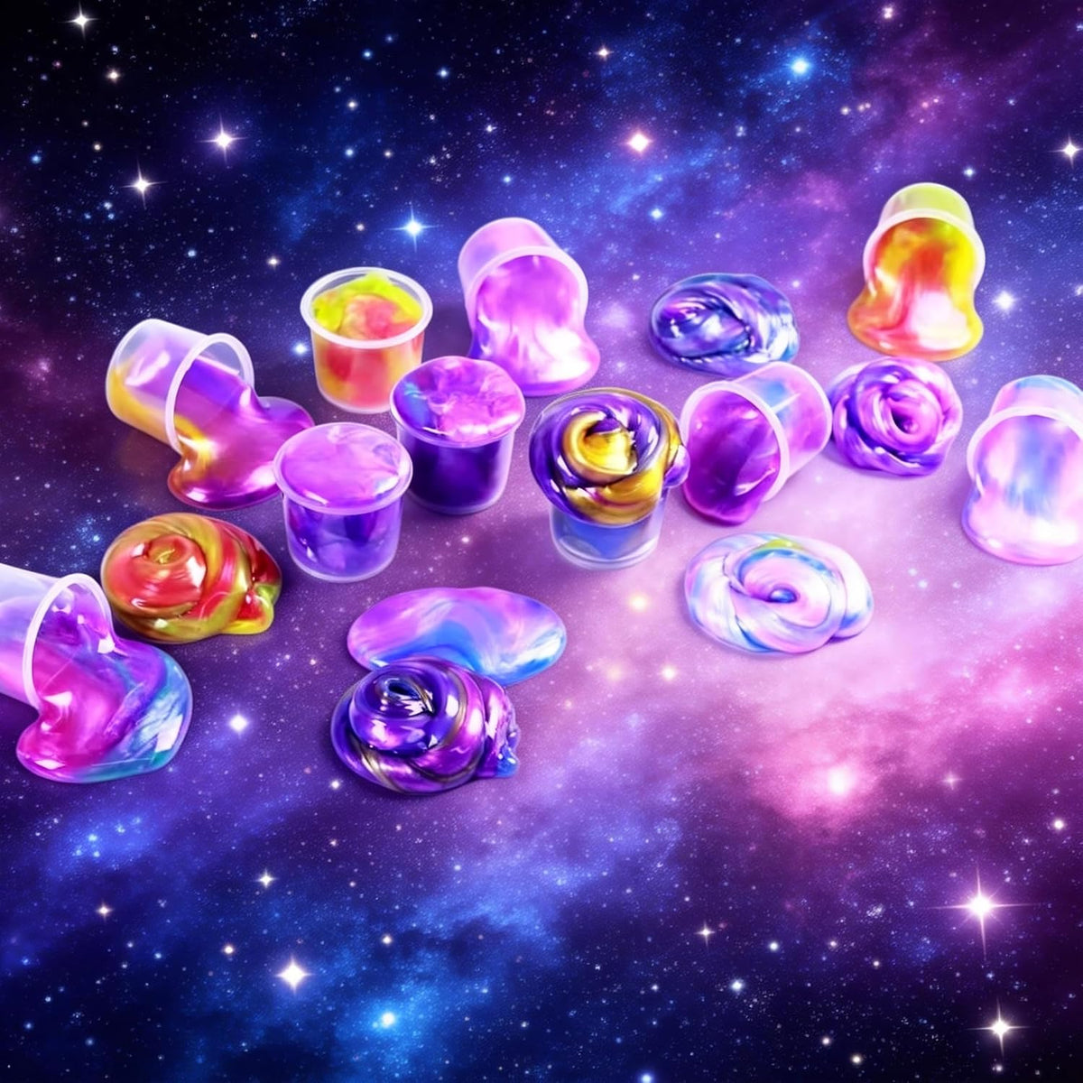 48 Packs Unicorn Galaxy Slime - 36 Unicorn Galaxy Slime - image 3