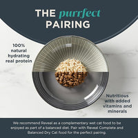 Reveal Natural Wet Cat Food, 18 Count, Grain Free, Limited Ingredient Cat Food Cups, Chicken with Duck in Broth, 2.12 oz Easy Peel Cups