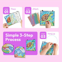 Klever Kits 4PCS Window Art Suncatcher Kits - Ocean - image 3