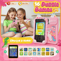 Luyiilo Kids Smart Phone Toys for Boys - Pink - image 4