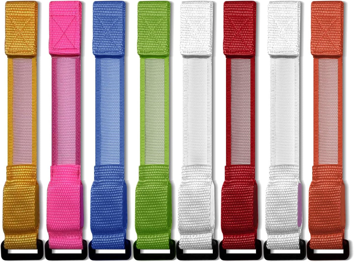 M.best 8pcs LED Light Up Bracelets Glow Flashing Wristbands Glow - 16pcs Multicolor - image 4