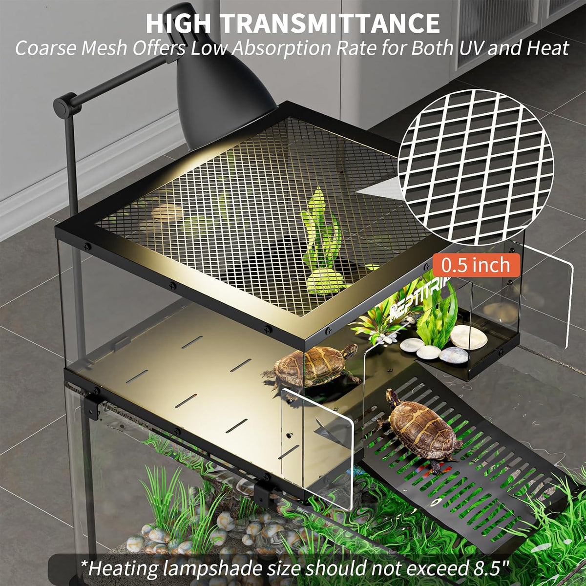 Stainless Steel Turtle Basking Platform - Extra Large - image 3