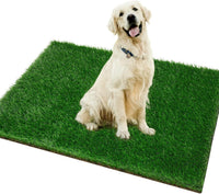 Fake Grass Pad for Dogs Potty Training Artificial Turf - 51.2x31.5 Inch / Green