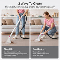 WECLEAN Carpet Cleaner Machine, Portable Spot Cleaner for Couch - Pink - image 2