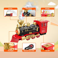 Hot Bee Train Set, Remote Control Train Toys with Smoke - Huge - image 2