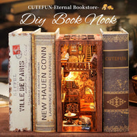 Cutefun Book Nook Kit for Adults - Eternal Bookstore - image 4