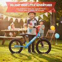 bicystar 16 inch balance bike for kids 5-8 with air rubber tires - view 11