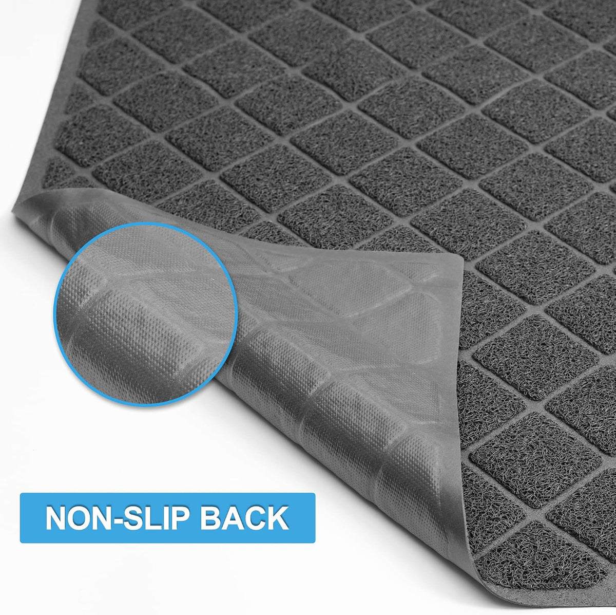 Niubya Premium Cat Litter Mat - Dark Grey / 1 Count (Pack of 1) / 47" x 35" - image 4