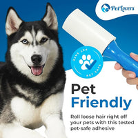 PetLovers Extra Sticky Lint Roller Mega Value Set 720 Sheets for Pet Hair Removal and Clothes, Dog and Cat Lint Remover, 8 Pack
