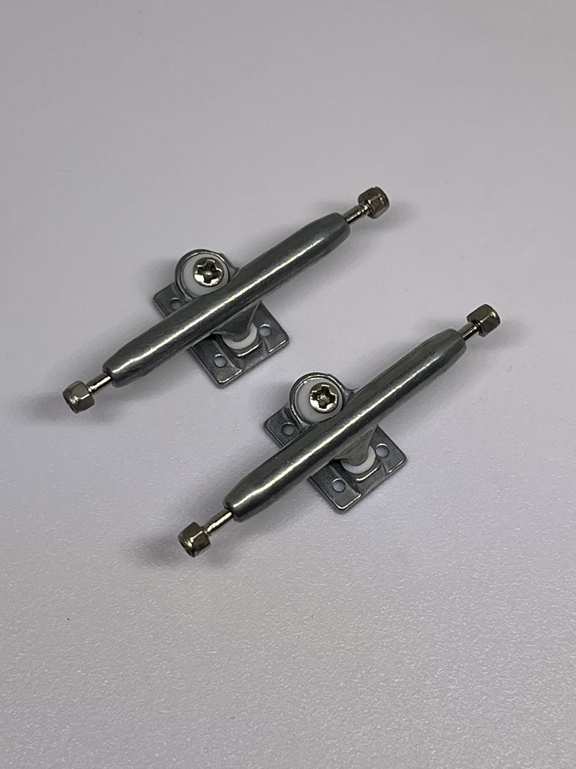 LEEFAI G4 raw metal pro fingerboard trucks with inverted kingpin, screws and install tool - view 3