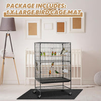 Nuanchu 48 x 48 Inch Large Bird Cage Mat - 30"L x 36"W - image 3
