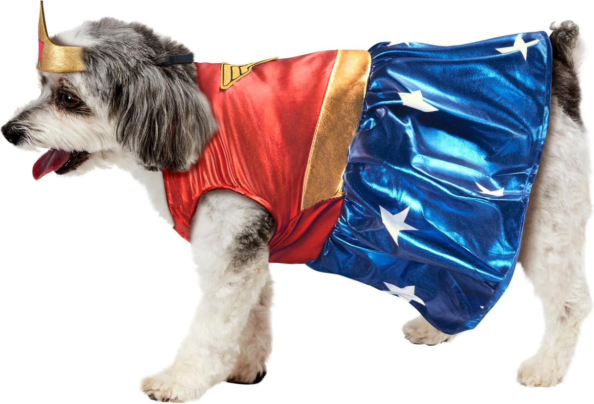 DC Comics: Wonder Woman Pet Costume for For Dogs or Cats by Rubies - X-Large / 1 - image 2