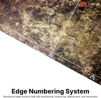 Lighter Creative 44 x 60 gridded WH40K battle mat, Iron Underhive print - view 8