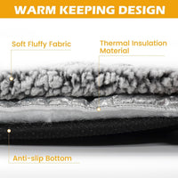 Self Warming Cat Bed, Self Heating Mat for Dog - Black / 30x20in - image 4
