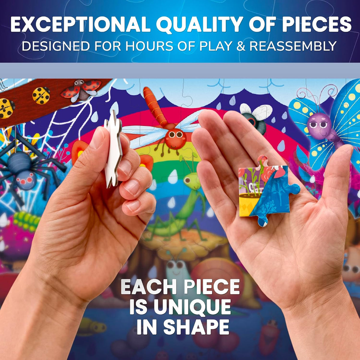 Jigsaw Puzzles for Kids Ages 4-6 - Bugs - image 4