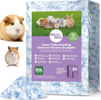 Hamster Bedding 50L Guinea Pig Paper Bedding Odor Control 99% - Breeze-50L / 50 Liters