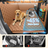 URPOWER Back Seat Extender for Dogs - Tan / M - Cars / Full Size SUVs - image 2