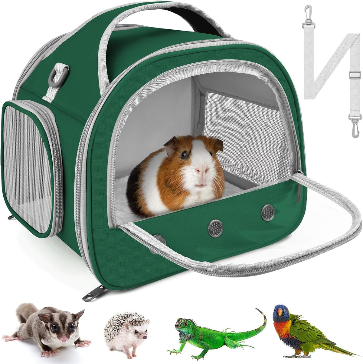 Bissap Guinea Pig Carrier Bag - Green