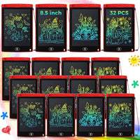 Zhehao LCD writing tablets for kids, 32 colorful 8.5 inch erasable doodle boards - view 5
