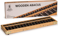 YMI Soroban Japanese Abacus, 13 Column, Montessori Math Tool - 13.9 inch