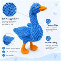 Soft Plush Giraffe Dog Toy for Small & Medium Dogs and Puppies – Essentials for Dogs - Duck - image 3