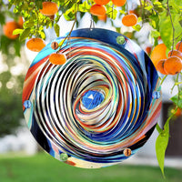 FONMY Wind Spinner Mandala Starry Sky 12 inch 3D Stainless Steel - 12inch / Mgb07 - image 4