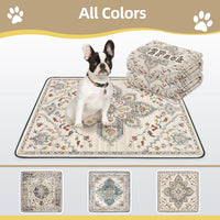Washable Pee Pad for Dogs - White Medallion / 48" x 48" (2 Pack) - image 4