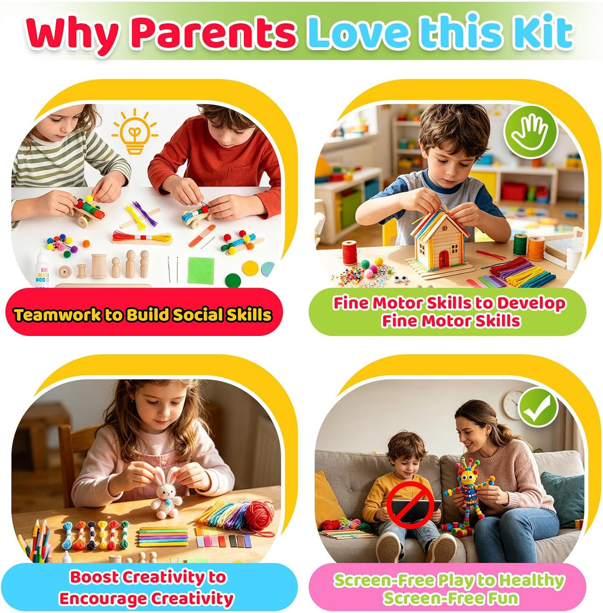 Kid Made Modern Arts and Craft Kit - Creative Essentials Kit - image 4