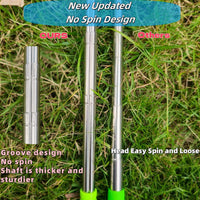 RCROKS kids golf clubs set with three adjustable clubs, balls, putting mat and cornhole board - view 3
