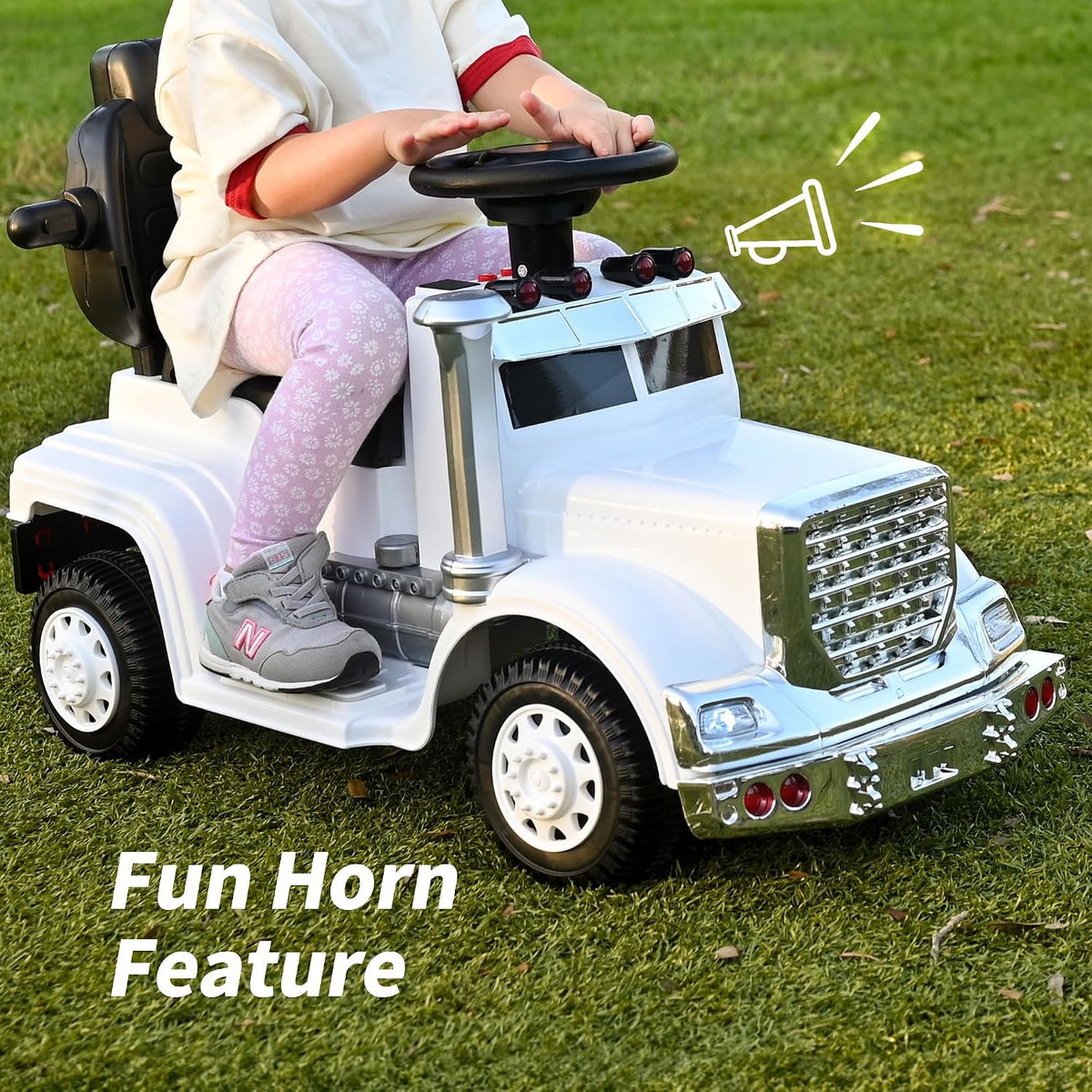 Outfunny 3-in-1 ride-on push car for toddlers in black with parent push handle and handrails - view 7