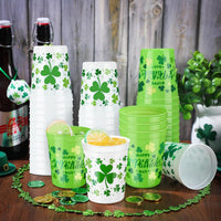 Norme 24 reusable plastic soccer party cups in 4 printed styles - view 15