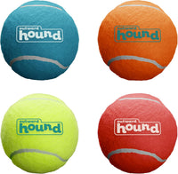 Outward Hound Squeaker Ballz Tennis Ball Dog Toy, 2.5", 4‑Pack - Multi Squeaker Balls / X-Small / 4-Pack