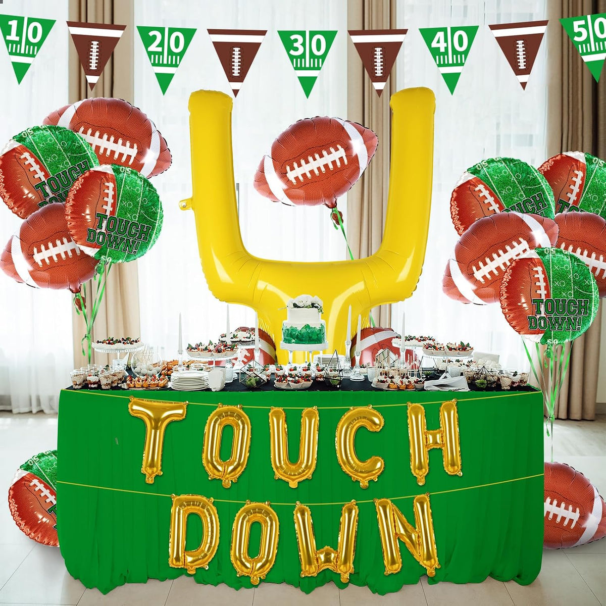 Football Party Supplies Kit - A 1set - image 3