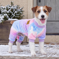 Cow Dog Sweater, Dog Winter Clothes for Small Medium Dogs Girl Boy Fleece Pet Pajamas for Winter - Glows in the dark / Small(Weight:3.5-7lb, Chest:13-14.9") - image 3